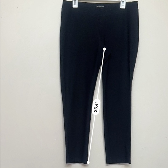 Eileen Fisher Slim Ankle Pants Size Medium - Black - Picture 6 of 10